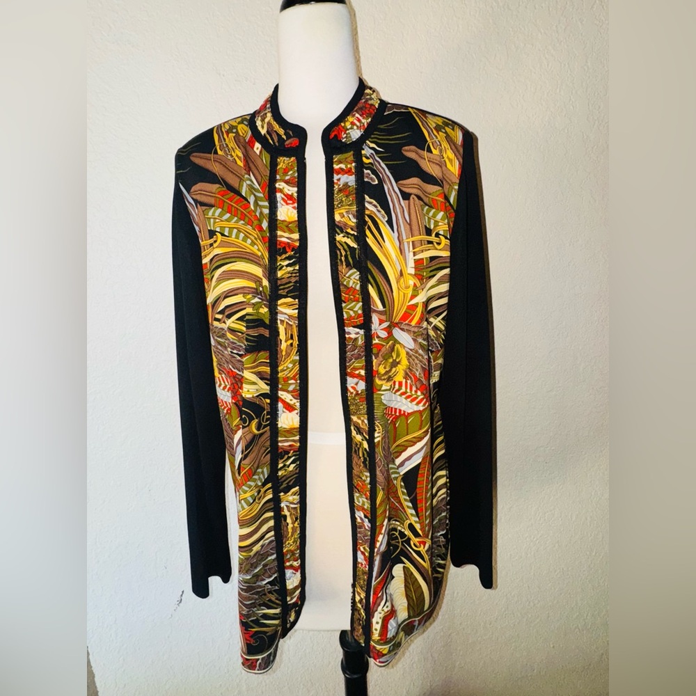 Colorful Misook Zipper Jacket - Picture 5 of 10